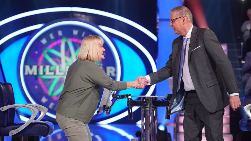 Dagmar Sprenger-Fuchs und Günther Jauch bei "Wer wird Millionär?"