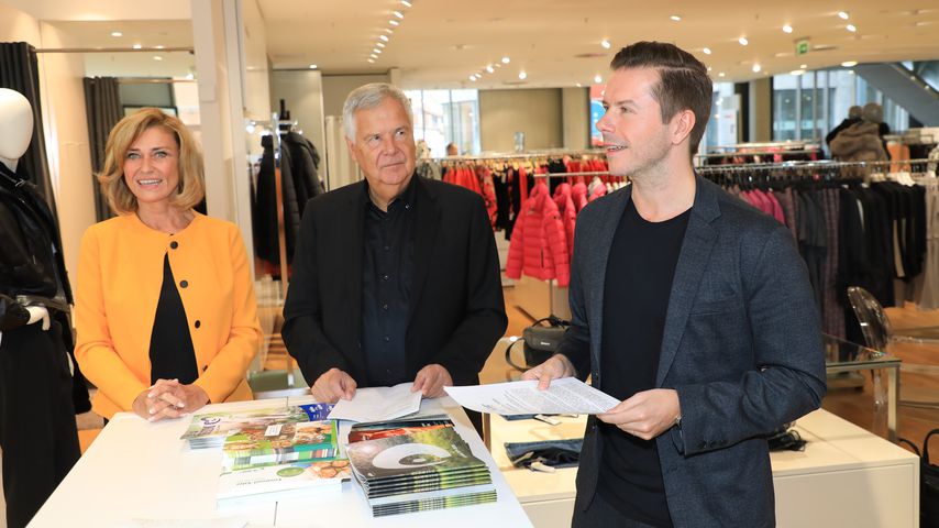 Dagmar Wöhrl mit ihrem Mann Hans-Rudolf Wöhrl und dessen Sohn Christian