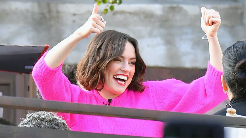 Daisy Ridley in Disneyland in Kalifornien