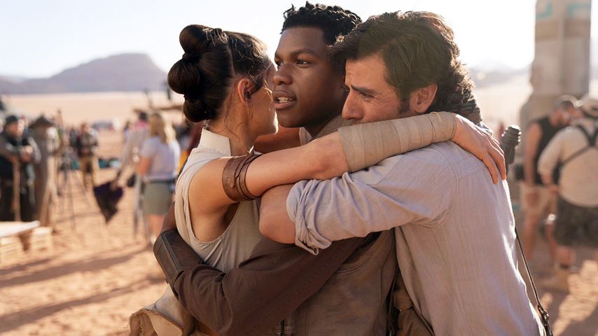 Daisy Ridley, John Boyega und Oscar Isaac in "Star Wars: Der Aufstieg Skywalkers"