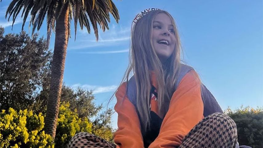 Daisy, Tochter von Olivia Wilde, an ihrem achten Geburtstag