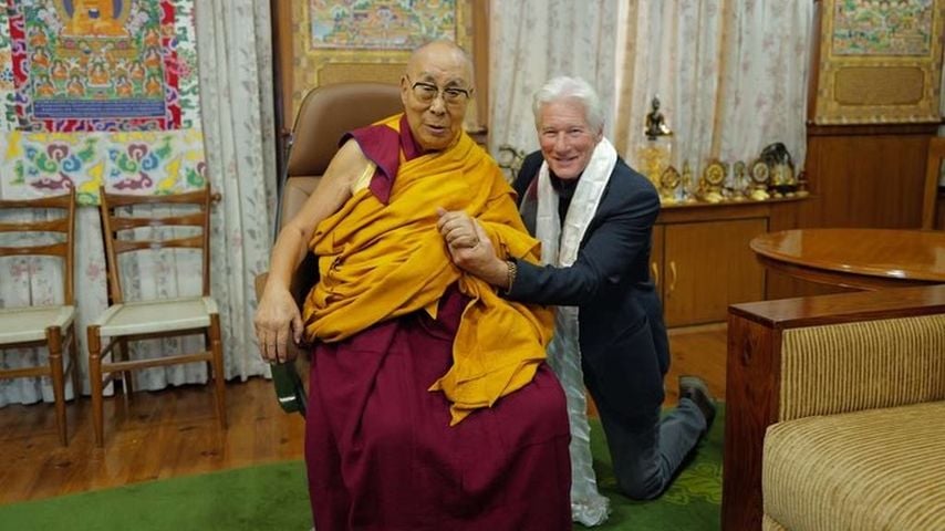 Der Dalai Lama und Richard Gere im März 2026