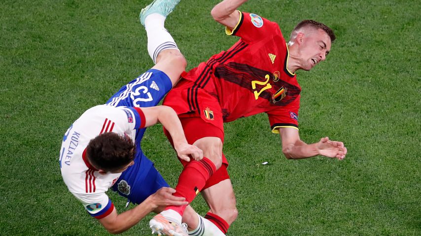 Bruch am Auge: EM-Aus für den belgischen Spieler Castagne