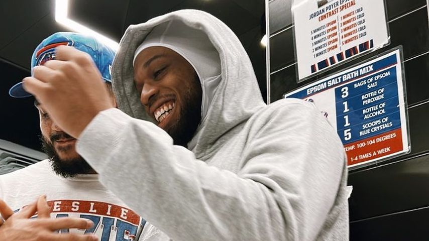 Damar Hamlin beim Training der Bills