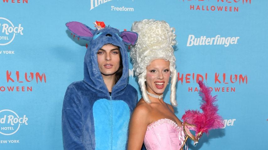 Damian Hurley und Anna Ermakova bei Heidi Klums 24. Halloween-Party im Hard Rock Hotel New York