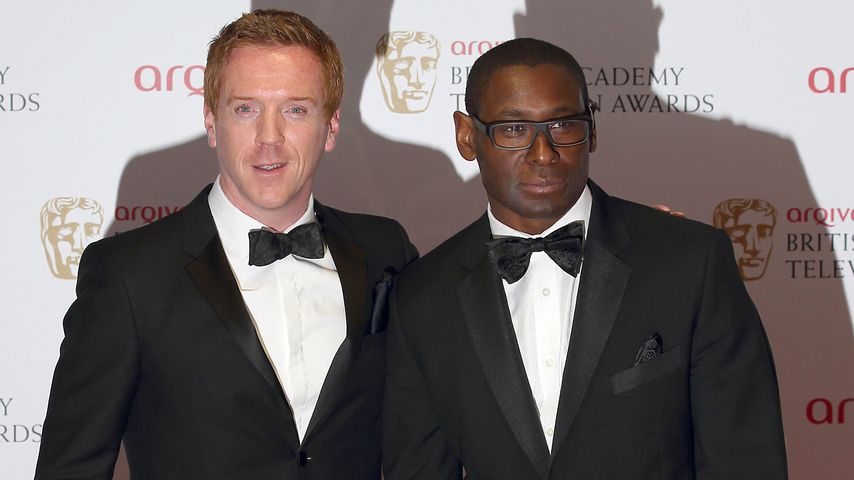 Damian Lewis und David Harewood bei den British Academy Television Awards, 2013