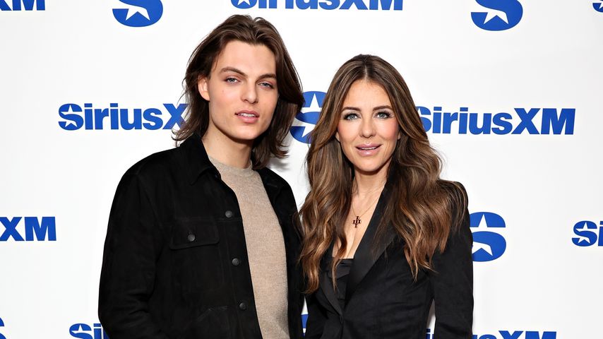 Damian und Elizabeth Hurley im April 2024