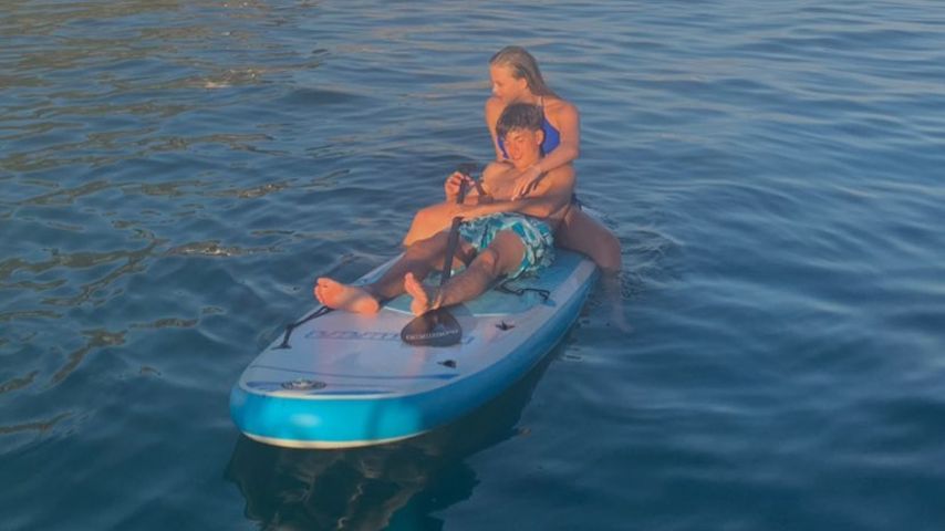 Damian van der Vaart und Laerke Wiktoria Wendel im Juli 2022