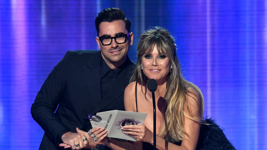 Dan Levy und Heidi Klum bei den American Music Awards im November 2019