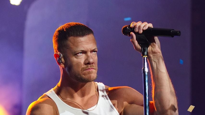 Dan Reynolds beim Bud Light Super Bowl Music Festival im Footprint Center in Phoenix, 11. Februar 2023