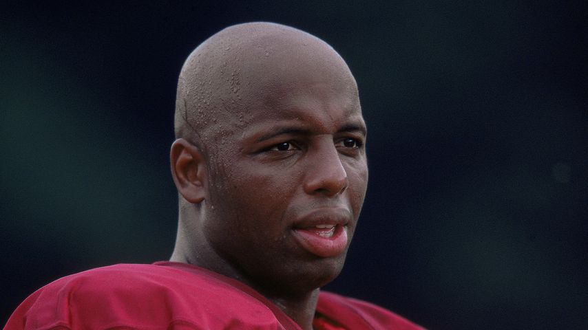 Dana Stubblefield bei einem Football-Spiel für die Washington Redskins