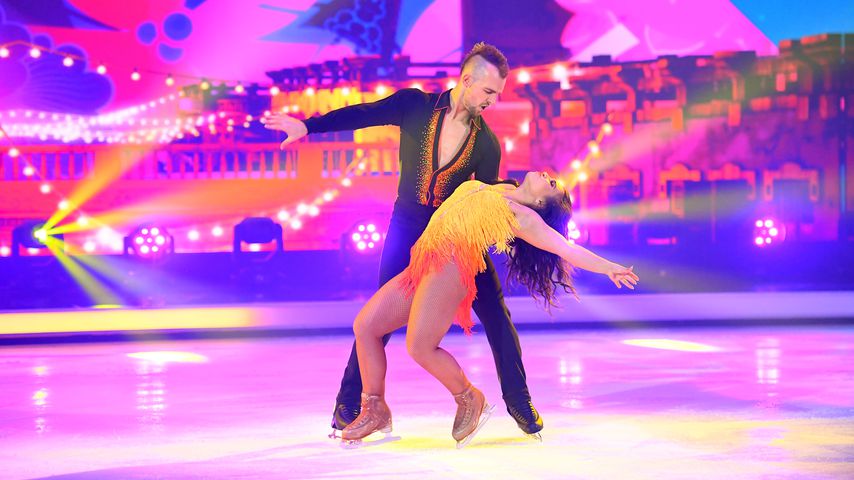 "Dancing on Ice"-Kandidaten Eric Stehfest und Amani Fancy