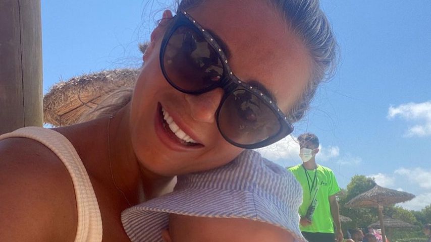 Dani Dyer und ihr Sohn Santiago