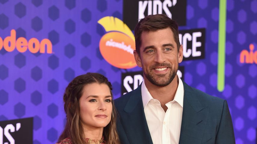 Danica Patrick und Aaron Rodgers im Juli 2018