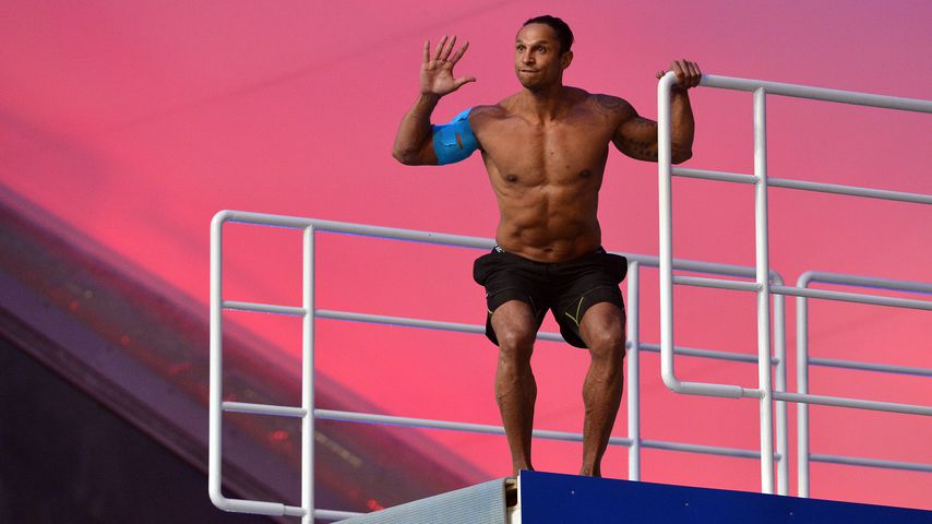Daniel Aminati beim "TV Total Turmspringen" 2015