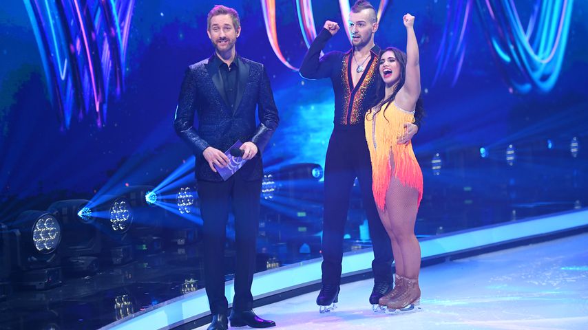Daniel Boschmann, Eric Stehfest und Amani Fancy bei "Dancing on Ice"
