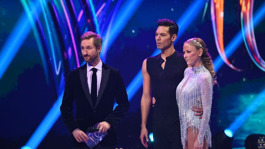 Daniel Boschmann, Jamal Othman und Jenny Elvers bei "Dancing on Ice"