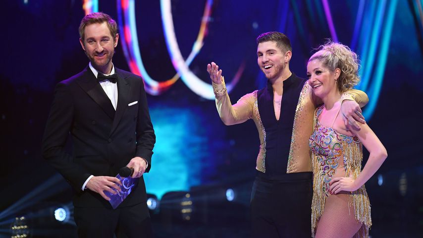 Daniel Boschmann, Joey Heindle und Ramona Elsener im "Dancing on Ice"-Finale