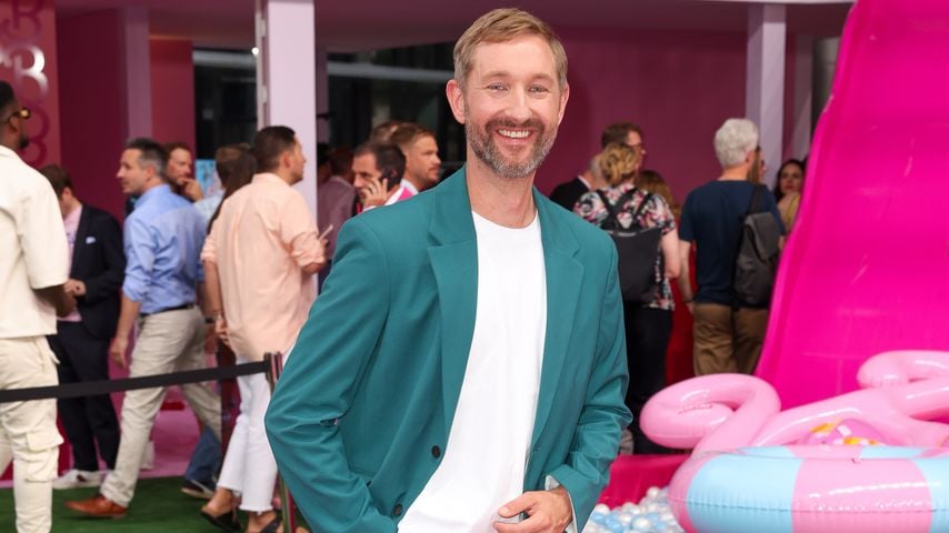 Daniel Boschmann bei der "Barbie""-Premiere in Berlin, Juli 2023