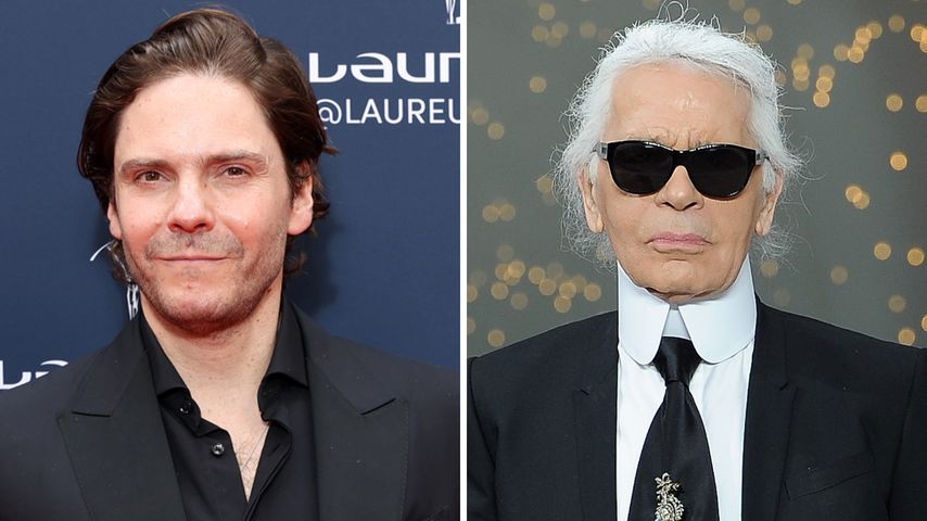First Look: So sieht Daniel Brühl als Karl Lagerfeld aus!