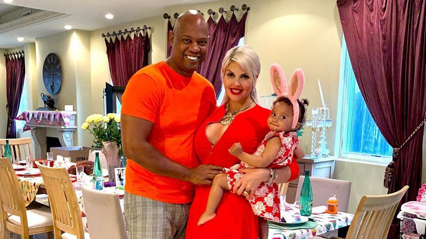 Daniel Charlier, Sophia Vegas und ihre Tochter Amanda im April 2020 in Beverly Hills