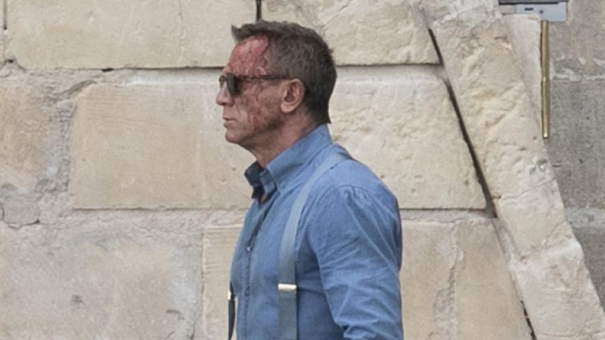 Daniel Craig während der Dreharbeiten zu "Keine Zeit zu sterben" in Matera, September 2019