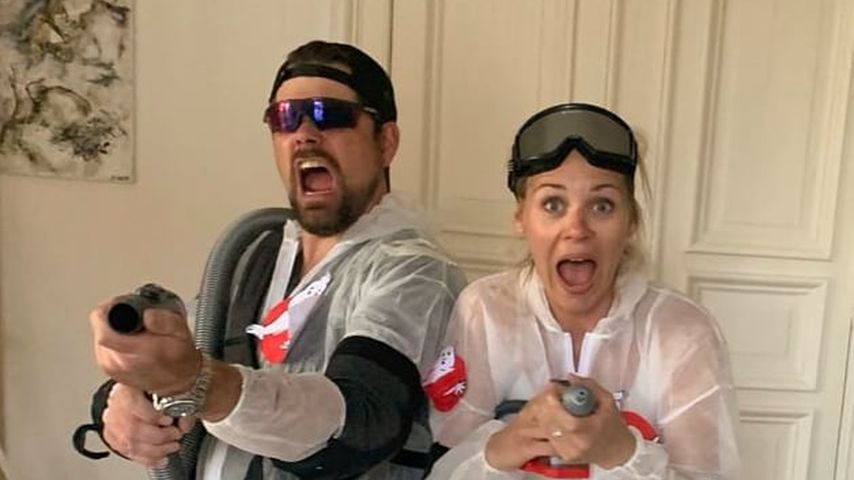 Die Schauspieler Daniel Fehlow und Jessica Ginkel
