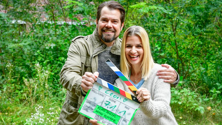Daniel Fehlow und Susan Sideropoulos am Set des dritten GZSZ-Spin-offs