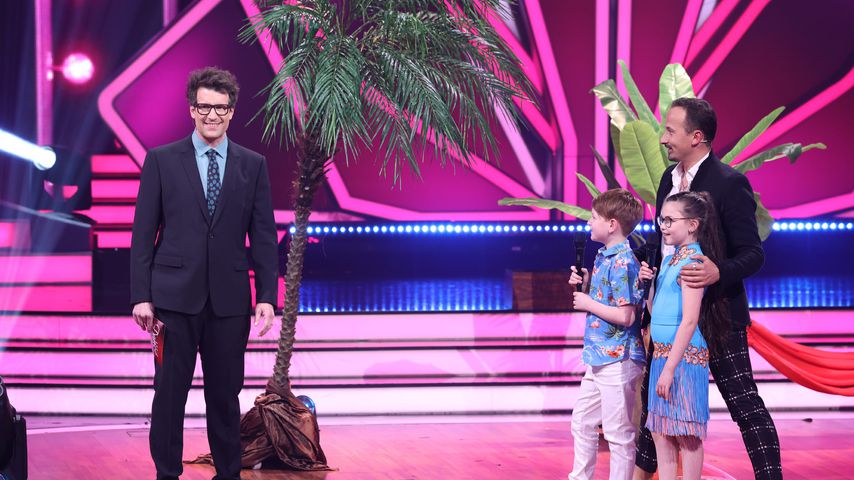 Daniel Hartwich, Maris, Jana und Sergiu Luca bei "Let's Dance – Kids"