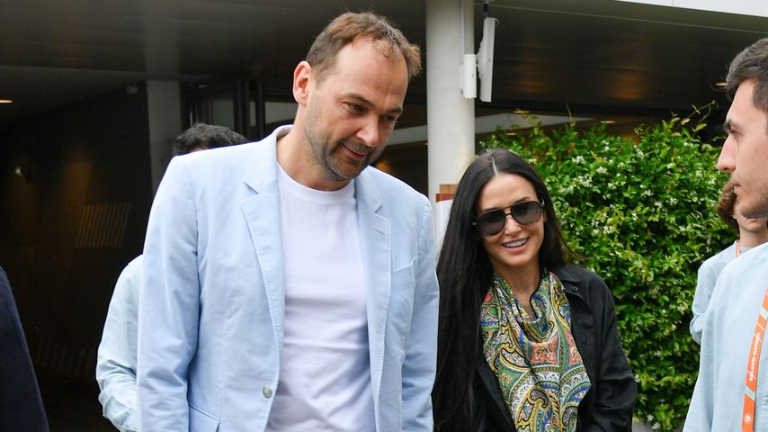 Daniel Humm und Demi Moore bei den French Open 2022