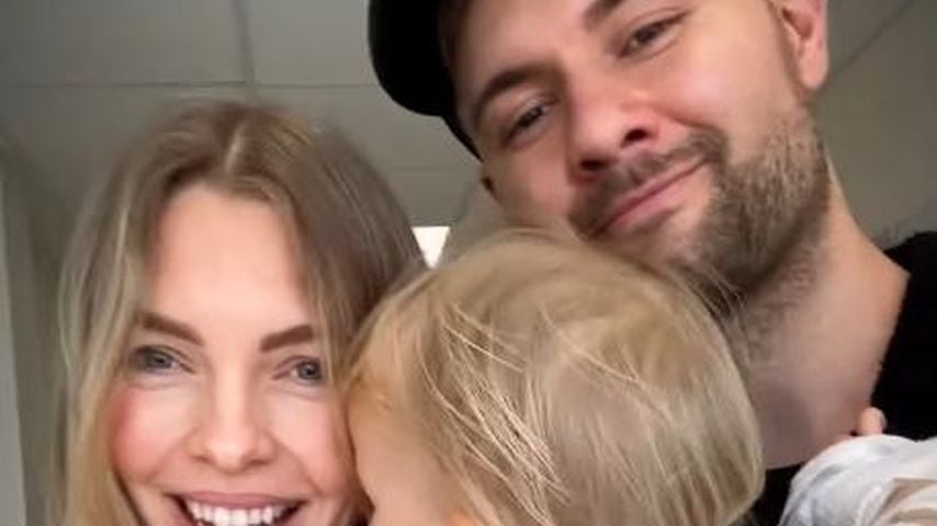 Influencer Daniel Lott mit Ehefrau Eva und Tochter Mavie, Dezember 2025