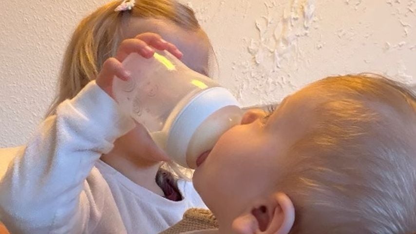 Eva und Daniel Lotts Kinder Mavie und Leo