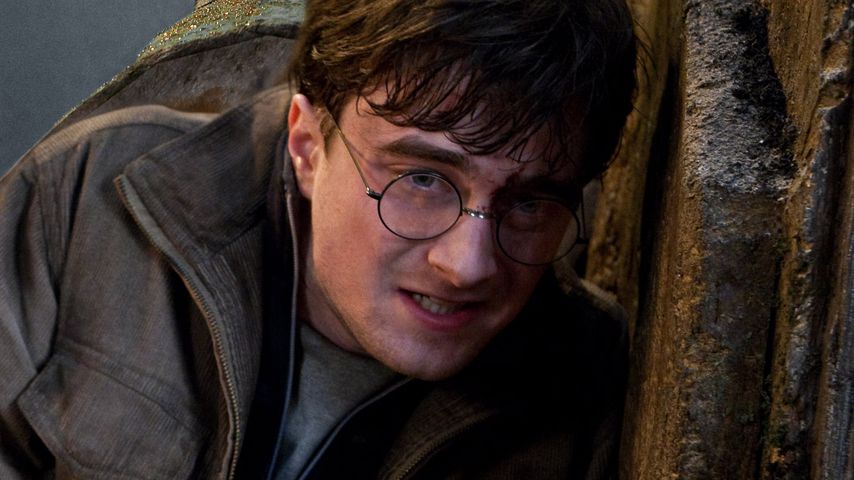 Daniel Radcliffe am Set von "Harry Potter und die Heiligtümer des Todes"