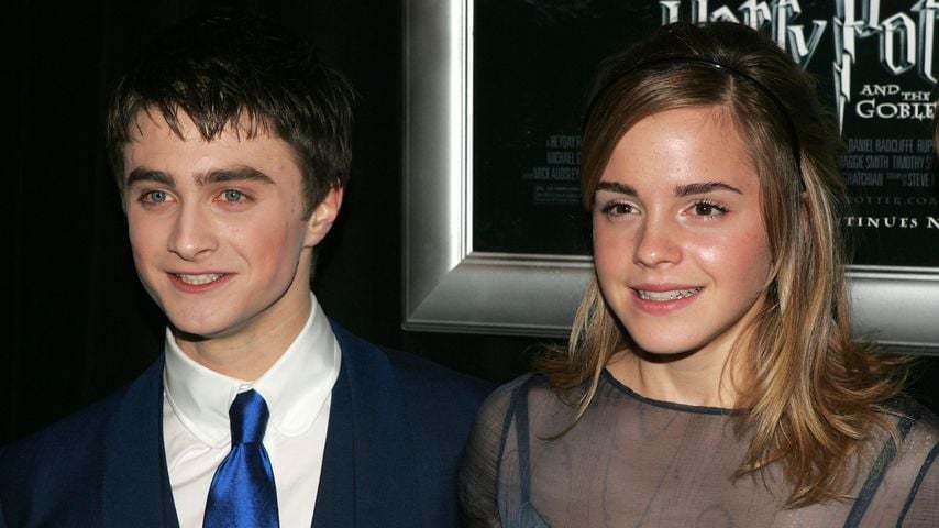 Daniel Radcliffe und Emma Watson bei der Premiere von "Harry Potter und der Feuerkelch"