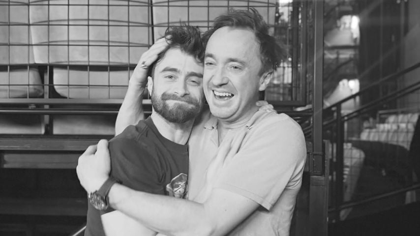 Tom Felton und Daniel Radcliffe feiern süße Broadway-Reunion