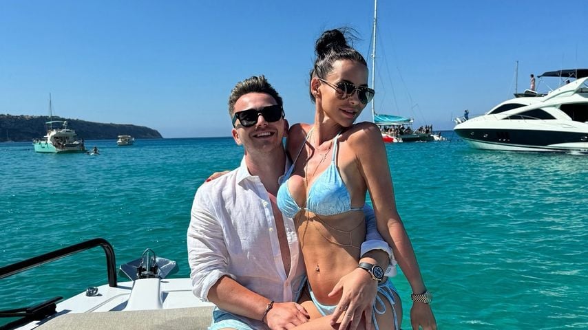 Realitystar Daniel Roth mit seiner Freundin Nadine, Juli 2024