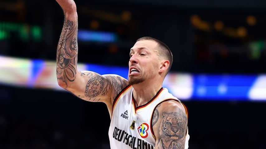 Daniel Theis beim Finale der Basketball-WM 2023