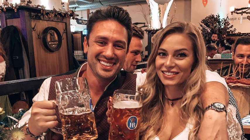 Daniel Völz und seine Ex-Freundin Lisa im September 2019