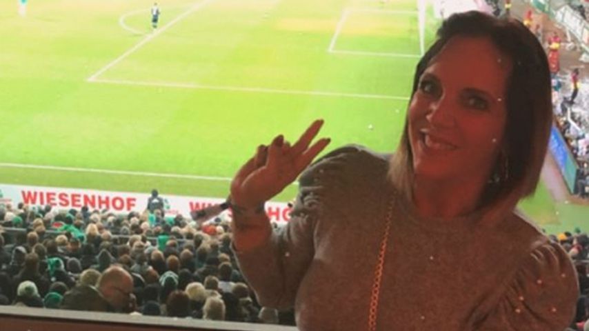 Daniela Büchner bei einem Fußballspiel im Februar 2020