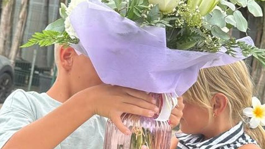 Daniela Büchners Zwillinge Diego und Jenna, Juli 2025