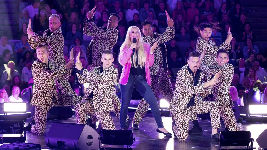 Daniela Katzenberger bei der Show von Florian Silbereisen