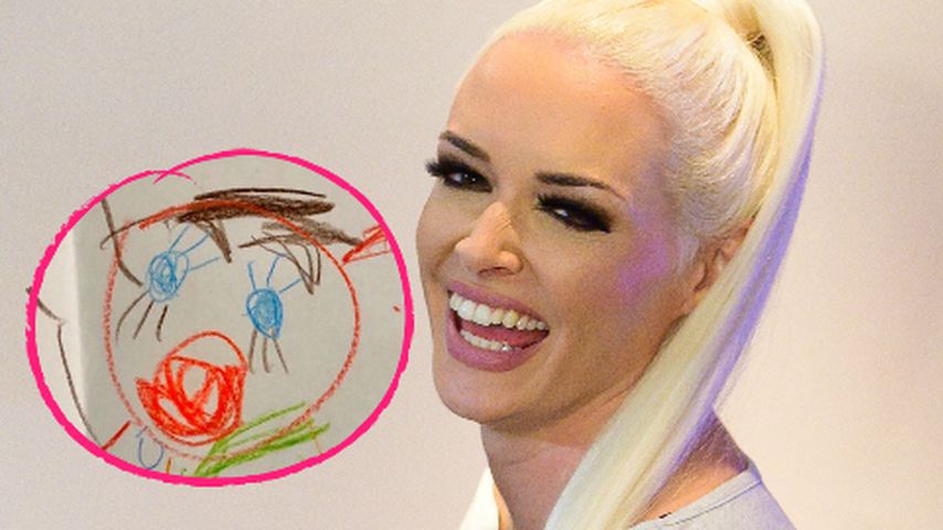Dani über Sophias (4) Malkünste: "Picasso kann einpacken!"