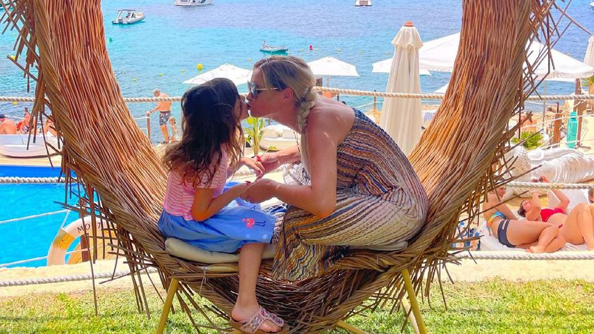 Daniela Katzenberger mit ihrer Tochter Sophia im Juli 2021