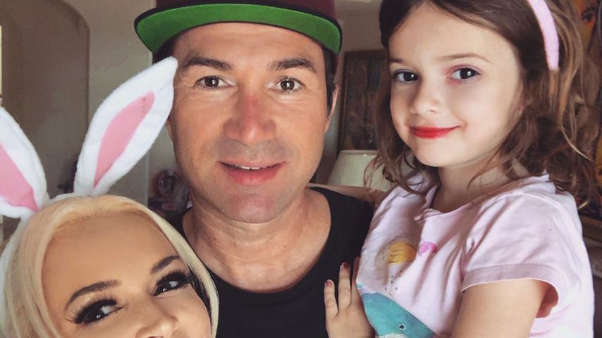 Daniela Katzenberger, Lucas und Sophia Cordalis an Ostern 2020