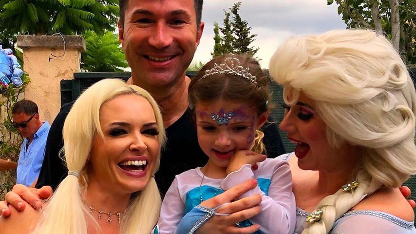 Daniela Katzenberger, Lucas und Sophia Cordalis im August 2019