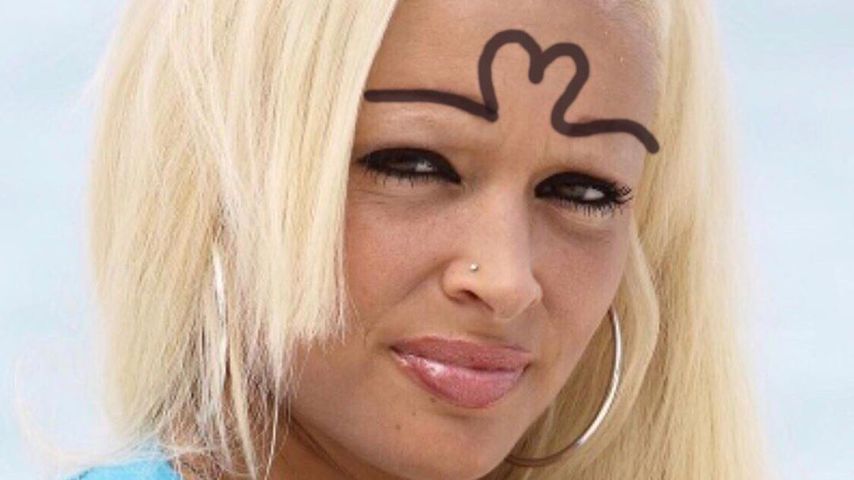 Daniela Katzenbergers zweiter Augenbrauen-Entwurf