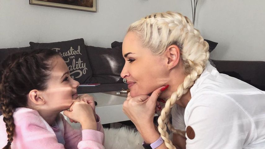Daniela Katzenberger mit ihrer Tochter Sophia