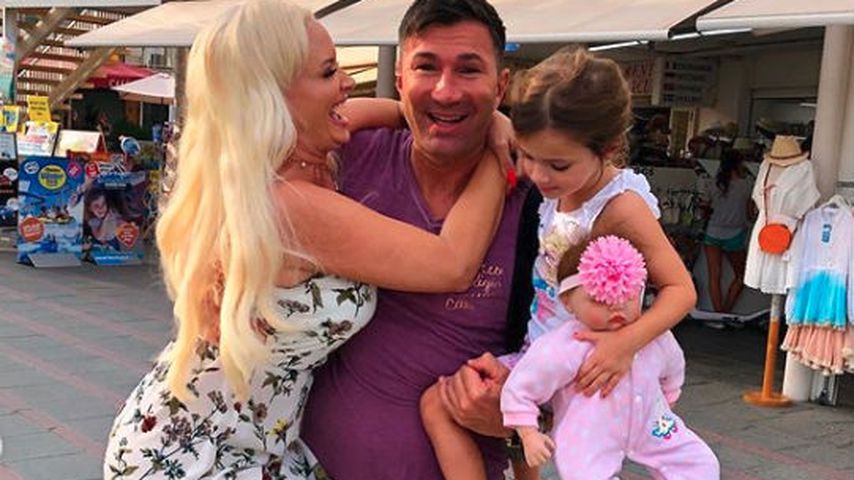 Daniela Katzenberger mit Lucas Cordalis und Tochter Sophia