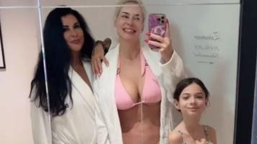 Iris Klein mit Daniela Katzenberger und ihrer Tochter Sophia, Dezember 2024