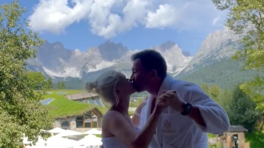 So sexy gratuliert Daniela Katzenberger Lucas zum Geburtstag